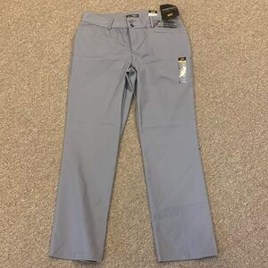 Women’s gray dress pants slacks size 14 LEE straight leg NEW